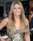 Lauren Conrad's very long hair with natural colors
