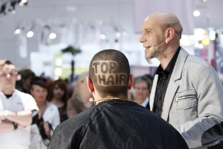 Hair Tattoos by Stefan Lenk at Top Hair Düsseldorf